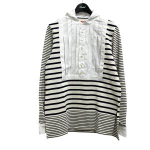 エムエーエスユー MASU MARINE PULLOVER SHIRT 切替シャツ M25K6CS005 ネイビー サイズ：44