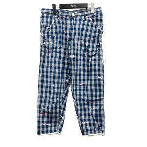 ポータークラシック Porter Classic PALAKA PANTS チェックパンツ ブルー サイズ：S
