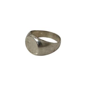 ジルサンダー JIL SANDER CLASSIC CHEVALIER RING シグネットリング J29UQ0002 シルバー サイズ：M