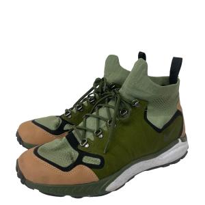 【値下げ】NIKE 「AIR ZOOM TALARIA MID FK PRM」 ハイカットスニーカー グリーン×ベージュ サイズ：27cm (EC)｜kindal