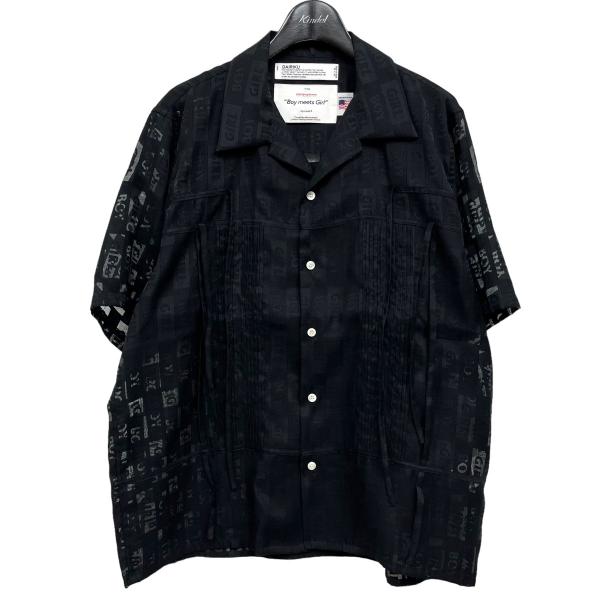 ダイリク DAIRIKU 2022SS 「LOVE Open Collar Shirt 」 ラブオー...