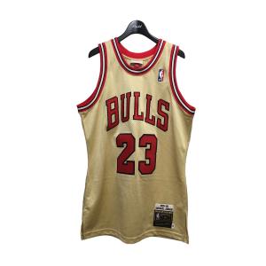 ミッチェルアンドネス MITCHELL ＆ NESS 19SS マイケルジョーダンユニフォーム レッド×ゴールド サイズ：M｜kindal