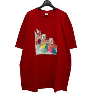 シュプリーム Supreme Swimmers Tee プリントTシャツ レッド サイズ：XL｜kindal