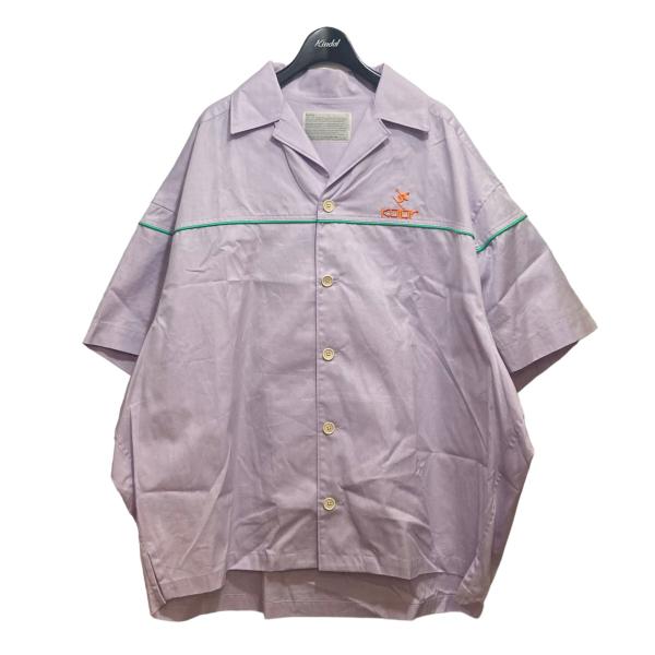 カラー kolor 半袖シャツ 24SCM-B03111-C Tops ライトパープル サイズ：3