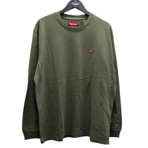 【値下げ】Supreme 25SS Small Box L S Tee スモールボックスロゴロングスリーブTシャツ オリーブ サイズ：L (EC)