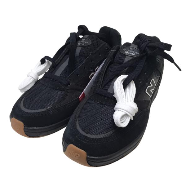 【値下げ】NEW BALANCE NCE NUMERIC ローカットスニーカー ブラック サイズ：2...