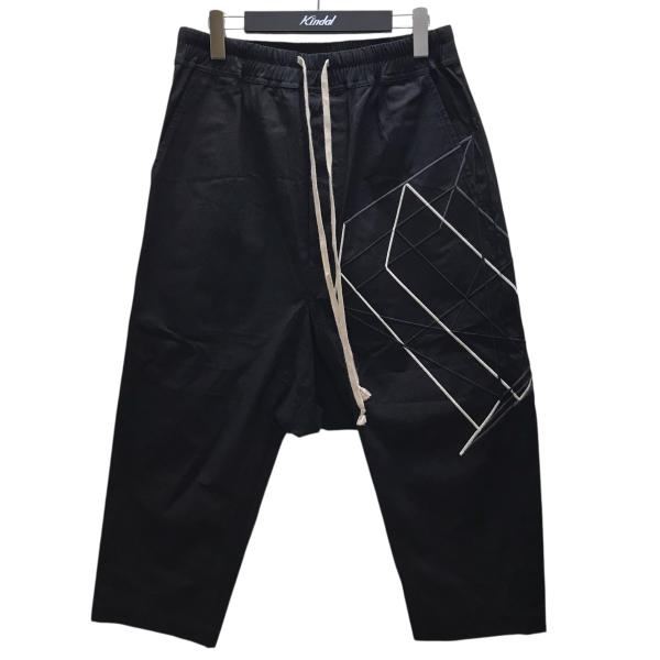 【値下げ】RICK OWENS クロップドパンツ ブラック サイズ：IT 48 (原宿店)