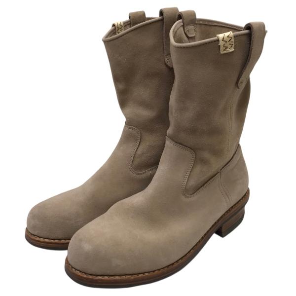 ビズビム VISVIM WABANAKI BOOTS FOLK エンジニアブーツ ベージュ サイズ：...