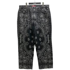 シュプリーム Supreme Bandana Jacquard Baggy Jean デニムパンツ グレー サイズ：36