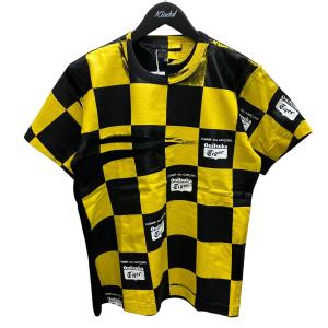 コムデギャルソン×オニツカタイガー COMME des GARCONS×Onitsuka Tiger 半袖Tシャツ ブラック×イエロー サイズ：M