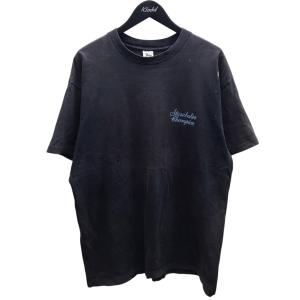 オールドステューシー OLD stussy 80-90S プリントTシャツ ブラック サイズ：XL