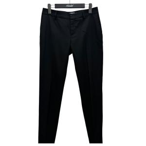 Saint Laurent Paris テーパード センタープレス パンツ スラックス ブラック サイズ：36 (原宿店)