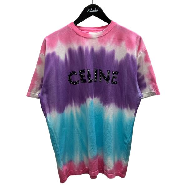 セリーヌ CELINE タイダイ半袖Tシャツ マルチカラー サイズ：M