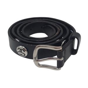 ステューシー stussy ss link studded belt スタッズレザーベルト ブラック サイズ：L/XL