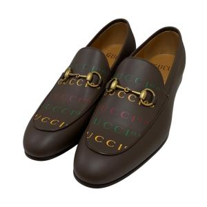グッチ GUCCI ホースビットローファー ブラウン サイズ：7