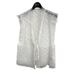 ネット店舗 ENFOLD リネン混アシンメトリー フレアタンクブラウス 19SS