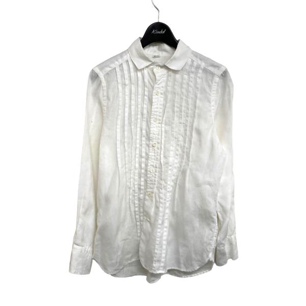 45R 「908SHIRT」 リネンタックレギュラーカラーシャツ ホワイト サイズ：2 (名古屋栄店...