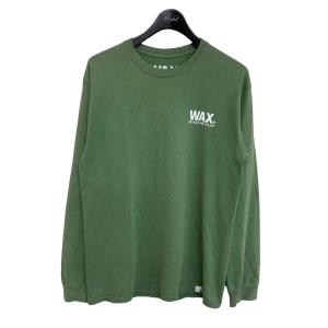 【値下げ】WAX クルーネックロングTシャツ グリーン サイズ：M (名古屋栄店)｜kindal