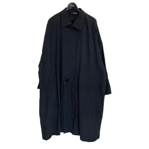 【値下げ】ISSEY MIYAKE 「WINDCOAT」 ステンカラーコート ブラック サイズ：M ...