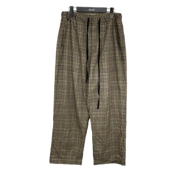 【値下げ】NOWHAW スタイリスト私物 「only pajama pants」 チェックイージーパ...