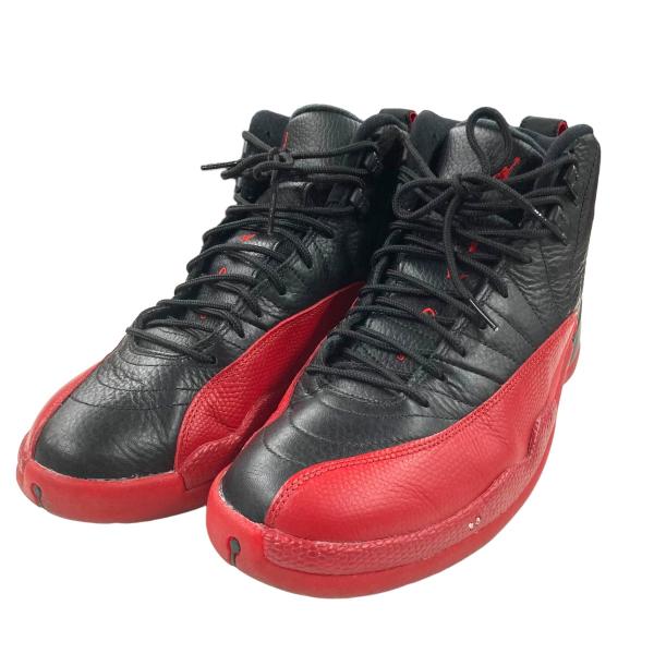 ナイキ NIKE 「AIR JORDAN 12 RETRO」 ハイカットスニーカー ブラック サイズ...