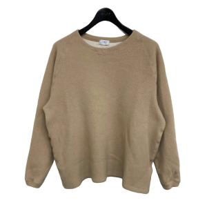 ウル URU 2021AW 「CREW NECK KNIT」 クルーネックニット 21FUC08 ベージュ サイズ：2｜kindal