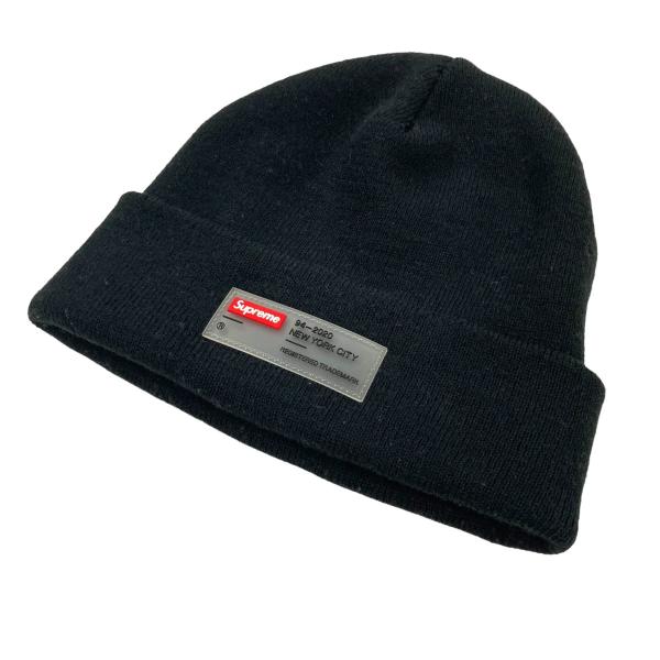 シュプリーム Supreme 2020AW 「Clear Label Beanie」 ニット帽 ブラ...