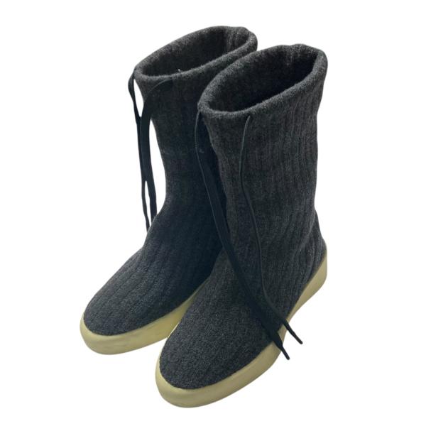【値下げ】FEAR OF GOD Moc Knit High ニットブーツ FG882 141WOO...