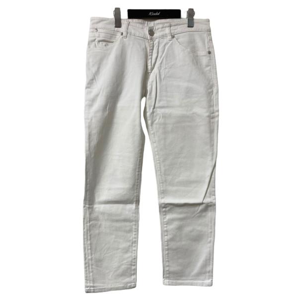 【値下げ】PT01 SWING 綿ポリデニムパンツ C5DJ05Z2WBAS 0A14 ホワイト サ...