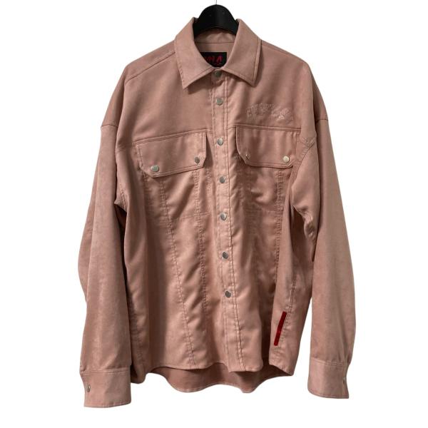 【値下げ】CVTVLIST フェイクスエード ポリエステルシャツジャケット 2401080202 ピ...