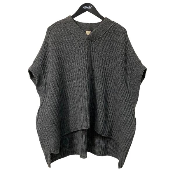 【値下げ】O project KNITTED VEST ウール混ニットベスト グレー サイズ：- (...