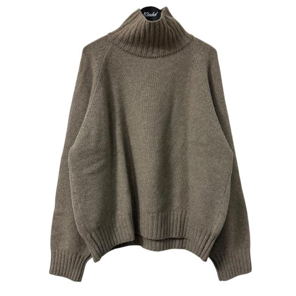 【値下げ】stein EX FINE LAMBS LOOSE HIGH NECK KNIT LS ハ...