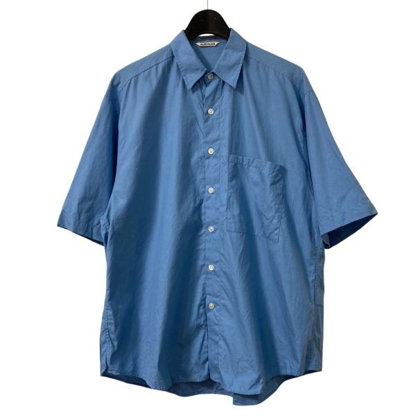 オーラリー AURALEE 25SS WASHED FINX TWILL BIG HALF SLEE...