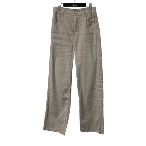 【値下げ】RED CARD リネン混デニムパンツ 24W488EC ベージュ サイズ：25 (EC)