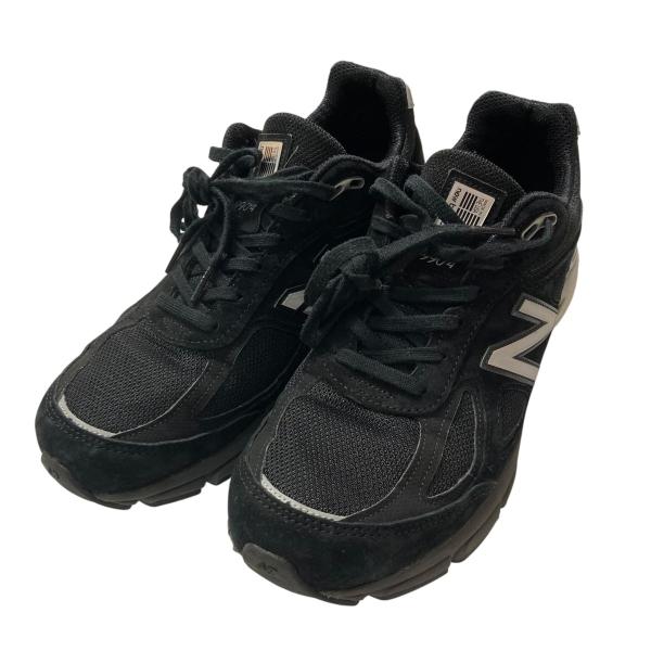 【値下げ】NEW BALANCE 990V4 ローカットスニーカー U990BL4 ブラック サイズ...