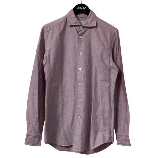 バグッタ BAGUTTA 長袖シャツ walter gblw 11459 ピンク サイズ：37-14...