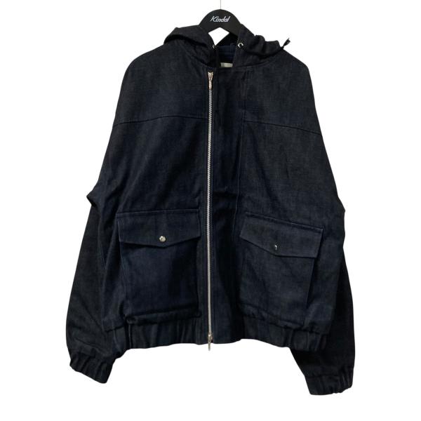 【値下げ】ABELIA EDOWARD GOUCHA RIVER PARKA ダブルジップデニムジャ...