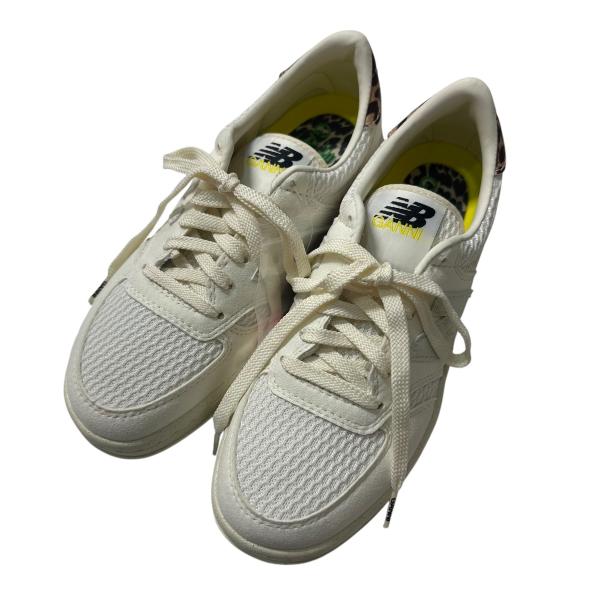 【値下げ】NEW BALANCE×Ganni T500 ローカットスニーカー CT500GA アイボ...