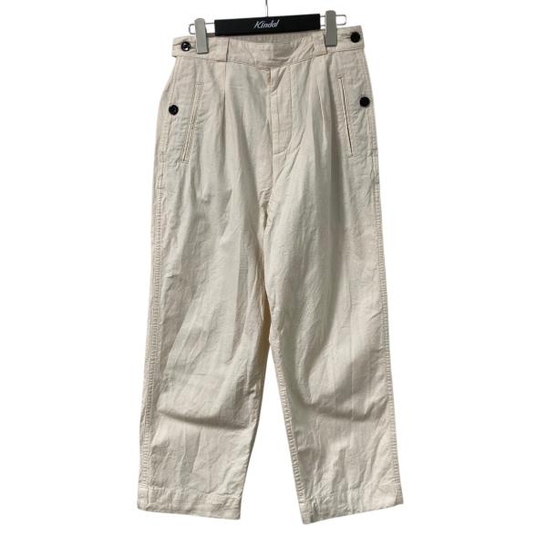ウティ OUTIL グルカ コットンパンツ アイボリー サイズ：0