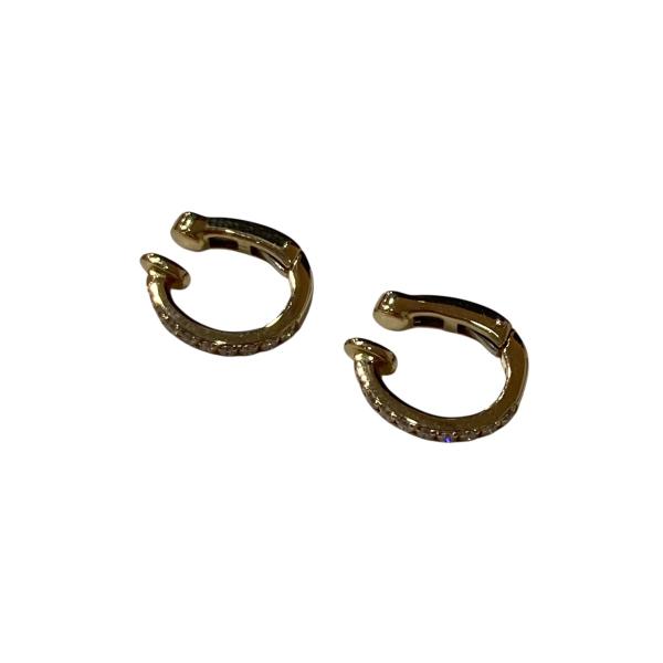 【値下げ】BETTINA JAVAHERI ハギー ホワイトダイヤモンド クリップイヤリング  99...