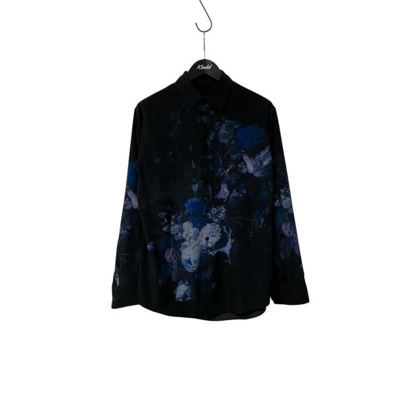 ラッドミュージシャン LAD MUSICIAN 総柄長袖シャツ 2119 115 ブラック サイズ：...