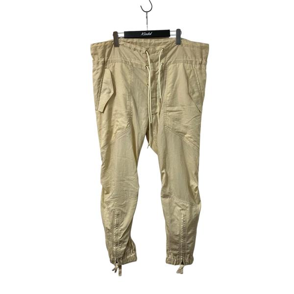 【値下げ】JUN MIKAMI VARIABLE PANTS ベルト付きイージーパンツ イエロー サ...