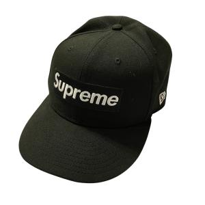 シュプリーム×ニューエラ Supreme×New Era キャップ 34475NEW-HKG ブラック サイズ：7 1/2