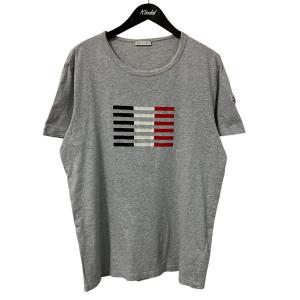 モンクレール MONCLER プリントTシャツ SCOM 16 943 グレー サイズ：L