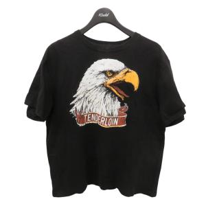 TENDERLOIN SCREAMING EAGLES  プリントTシャツ ブラック サイズ：S (フレスポ東大阪店) 220822｜kindal