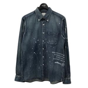 ユニフォームエクスペリメント UNIFORM　EXPERIMENT DRIPPING DENIM B...