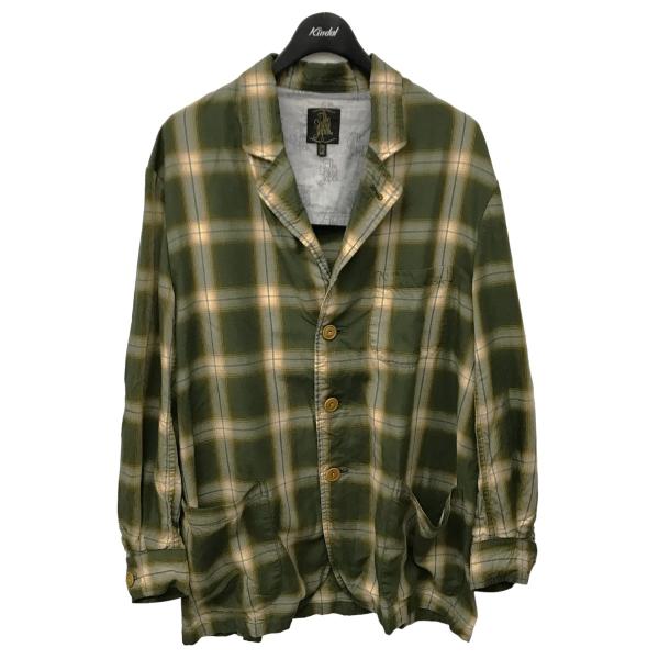 【値下げ】The Stylist Japan OMBRE CHECK SHIRT JAKET オンブ...