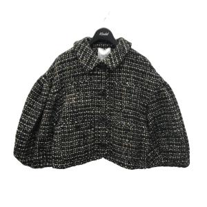 クラネ CLANE MIX TWEED PUFF SLEEVE JACKET ツイードジャケット 151030402 ブラウン サイズ：1｜kindal