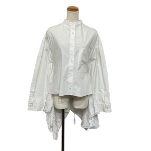 アイレネ IRENE Nappe Shirt ブラウス ホワイト サイズ：36｜kindal