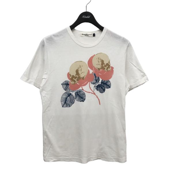 【値下げ】UNDERCOVERISM スカル プリントTシャツ ホワイト サイズ：1 (EC)